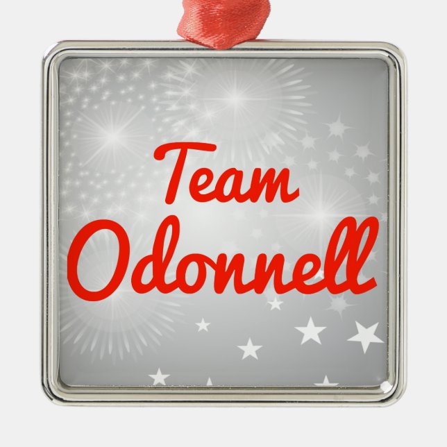 Team Odonnell Metal Tree Decoration (Front)