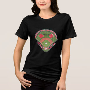 Team of Medical Baseball Players Tri-Blend Shirt
