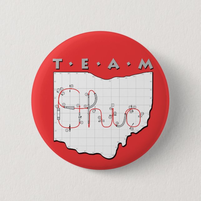 Team Ohio Agility 6 Cm Round Badge (Front)