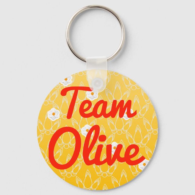 Team Olive Key Ring (Front)