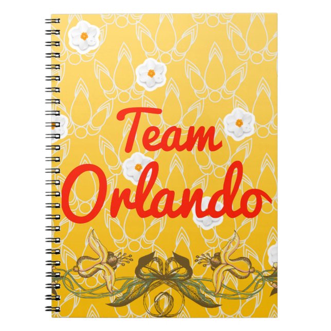 Team Orlando Spiral Notebook (Front)