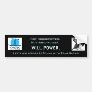 Team Osprey Willpower Bumper Sticker
