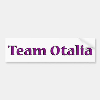 Team Otalia Bumper Sticker