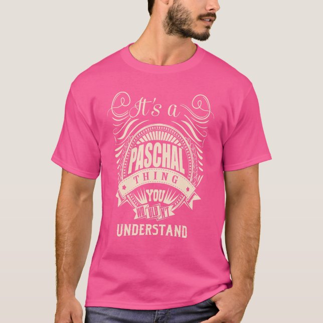 Team PASCHAL Lifetime Member  T-Shirt (Front)