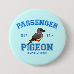 Team Passenger Pigeon 7.5 Cm Round Badge