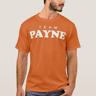 Team Payne Personalised Surname Bride Groom Family T-Shirt