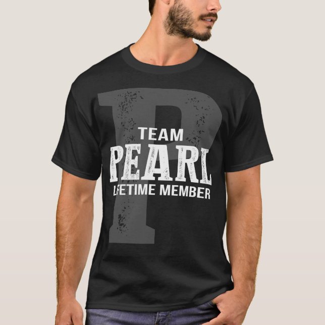 Team PEARL Lifetime Member T-Shirt (Front)