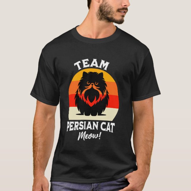 Team Persian Cat Persian T-Shirt (Front)