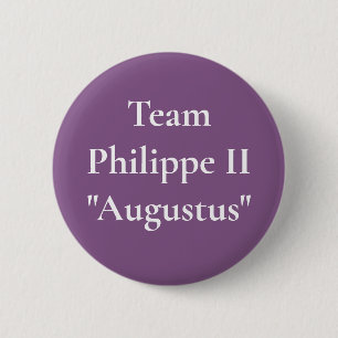 Team Philippe II (Philip Augustus) 6 Cm Round Badge