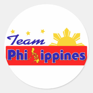 Team Philippines Classic Round Sticker