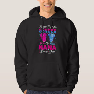 Team Pink Or Blue Keeper Of The Gender Nana Loves Hoodie