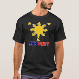 Team Pinoy 3 stars and a Sun T-Shirt