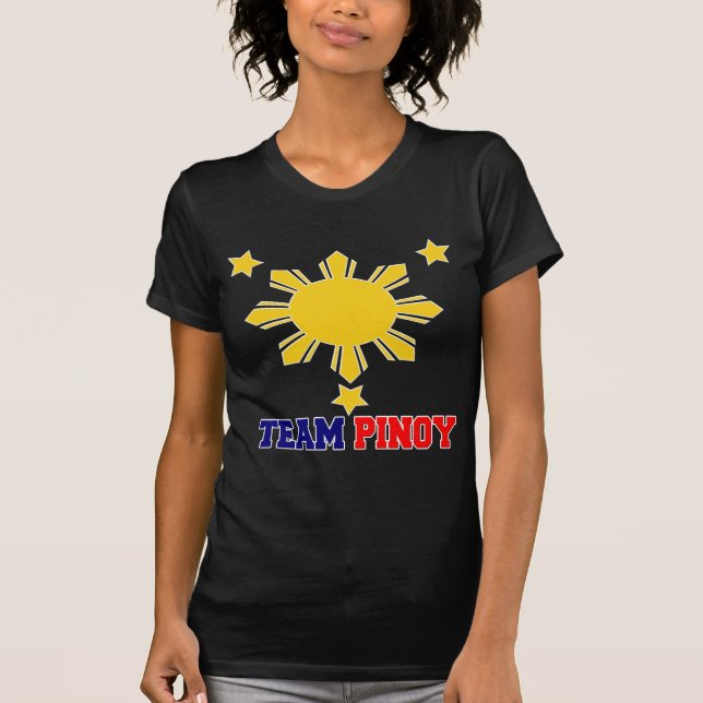 Team Pinoy 3 stars and a Sun T-Shirt (Front)