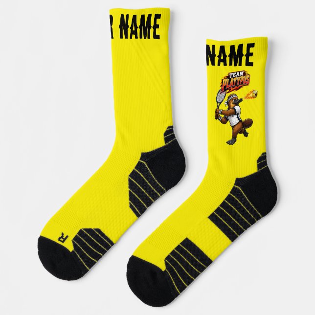 Team Platypus Tennis Socks (Left)