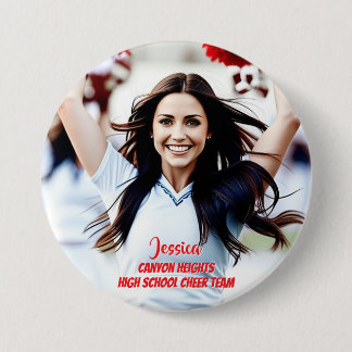 Team Player Custom Photo Button