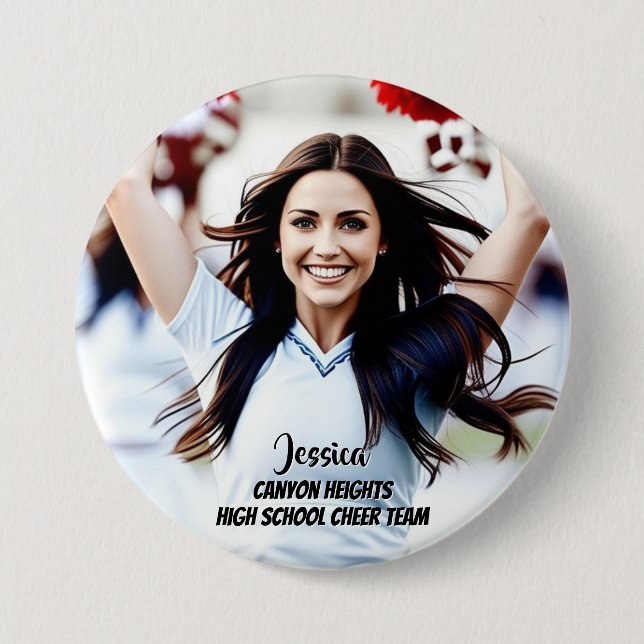 Team Player Custom Photo Button (Front)