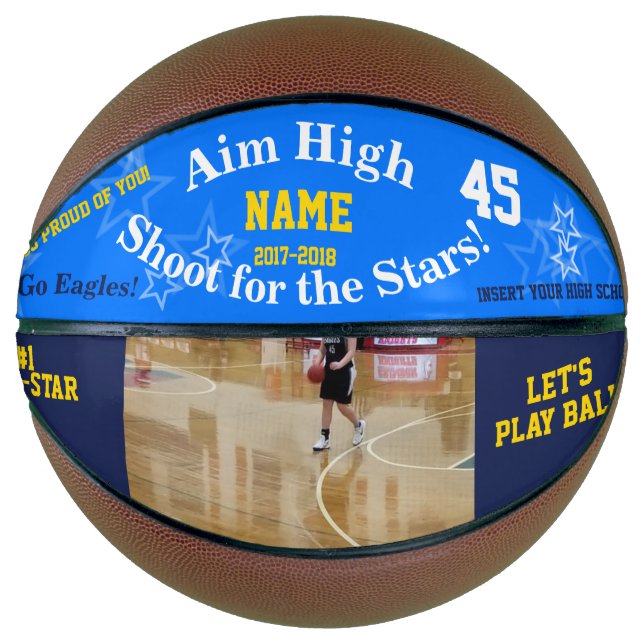 Team Player Personalised Basketballs (Front)