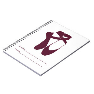 Team Pointe Ballet Amethyst Spiral Notebook