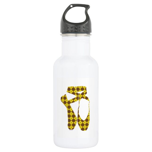 Team Pointe Ballet Argyle 532 Ml Water Bottle (Front)