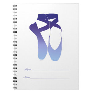 Team Pointe Ballet Indigo Spiral Notebook