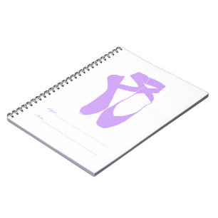 Team Pointe Ballet Lilac Spiral Notebook