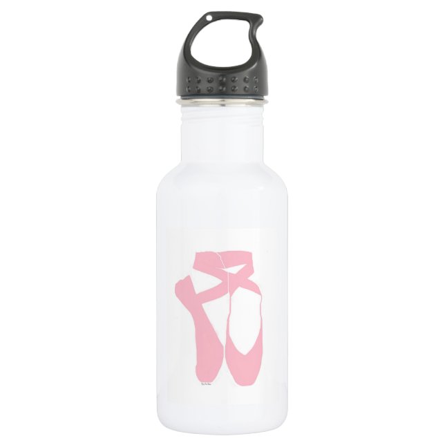 Team Pointe Ballet Pointe Pink 532 Ml Water Bottle (Front)