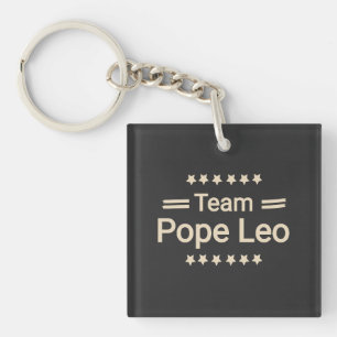team pope leo  key ring