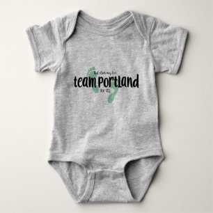 Team Portland baby body suit Baby Bodysuit