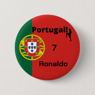 Team Portugal Flag Edition, custom 6 Cm Round Badge