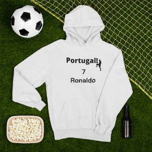 Team Portugal Soccer, your name and number Hoodie