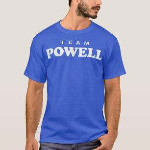 Team Powell Last Name Wedding Surname Bride and Gr T-Shirt