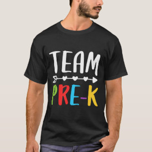 Team Pre-k Teacher Byck To School T-Shirt