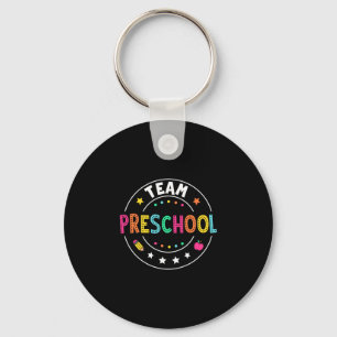 Team preschool teacher kids back to school key ring