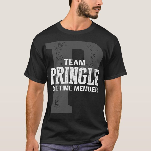 Team PRINGLE Lifetime Member T-Shirt (Front)