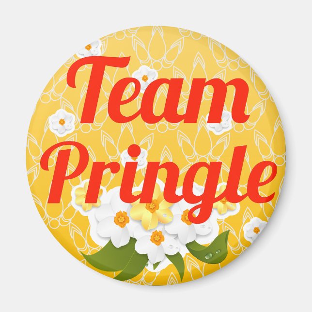 Team Pringle Magnet (Front)