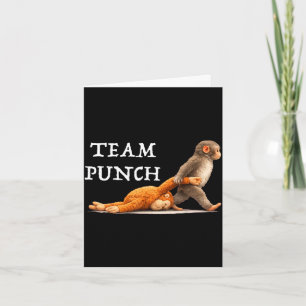 Team punch baby monkey Team punch baby monkey Card