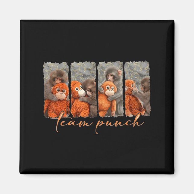 Team Punch Monkey Magnet (Front)