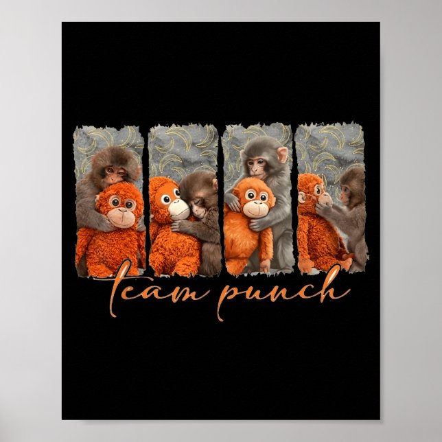 Team Punch Monkey Poster (Front)