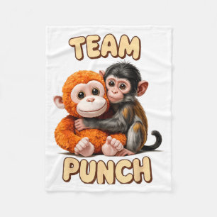 Team Punch - Monkey Punch Fleece Blanket