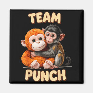 Team punch - monkey punch  magnet