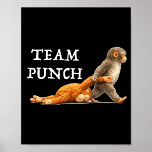Team Punch Monkey Punch Poster