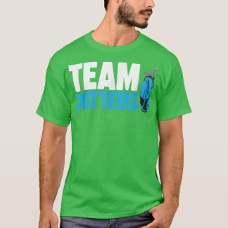 Team Putters Funny Baby Boy Gender Reveal Party Ne T-Shirt