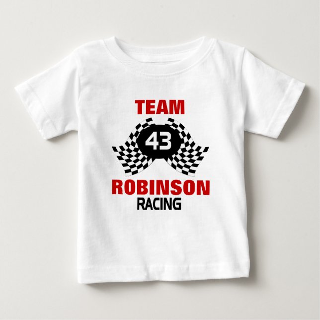 Team Racing Family Kids Baby T-Shirt (Front)