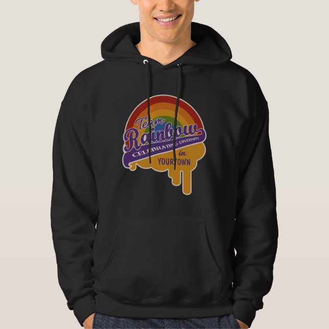 Team Rainbow custom hoodies & jackets (Front)