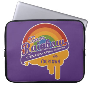 Team Rainbow custom laptop sleeve