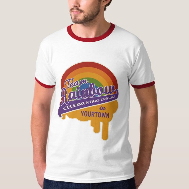 Team Rainbow custom shirt (Front)