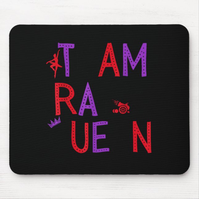 Team Rat Queen Nutcracker Ballet Christmas Womens  Mouse Pad (Front)