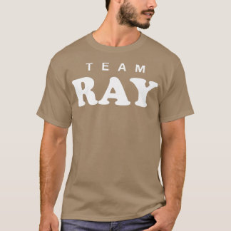 Team Ray Personalised Surname Bride Groom Family W T-Shirt