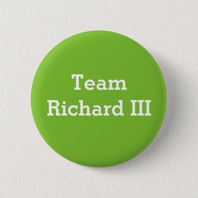 Team Richard III badge (Front)