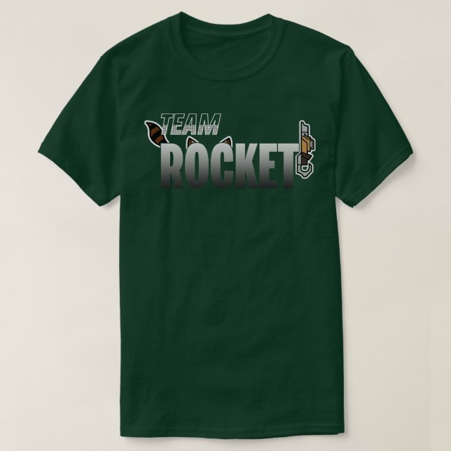 Team Rocket Racoon T-Shirt (Design Front)